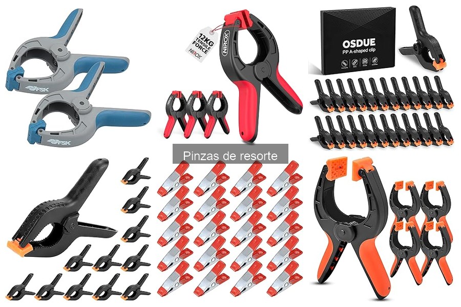 Mejores pinzas de resorte para bricolaje y trabajos ligeros