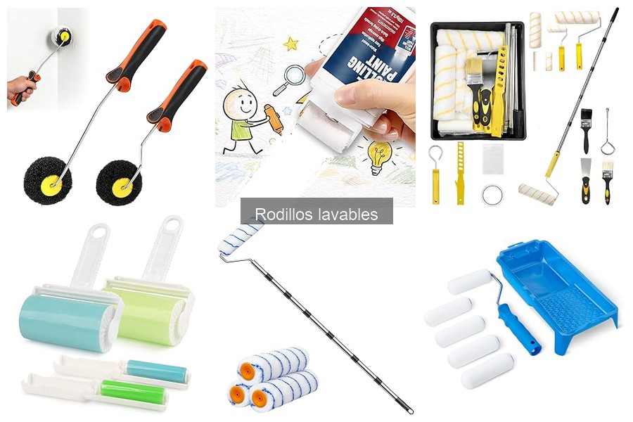 Mejores rodillos lavables para pintar interiores: comparativa