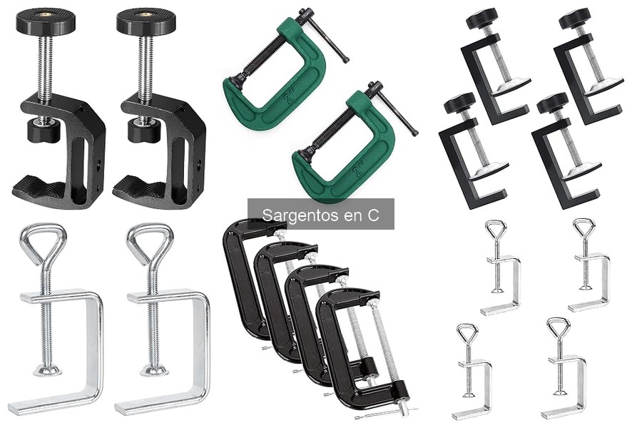 Mejores sargentos en C para bricolaje: comparativa y características