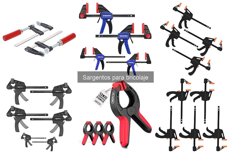 Mejores sargentos para bricolaje en 2023: Comparativa y opciones