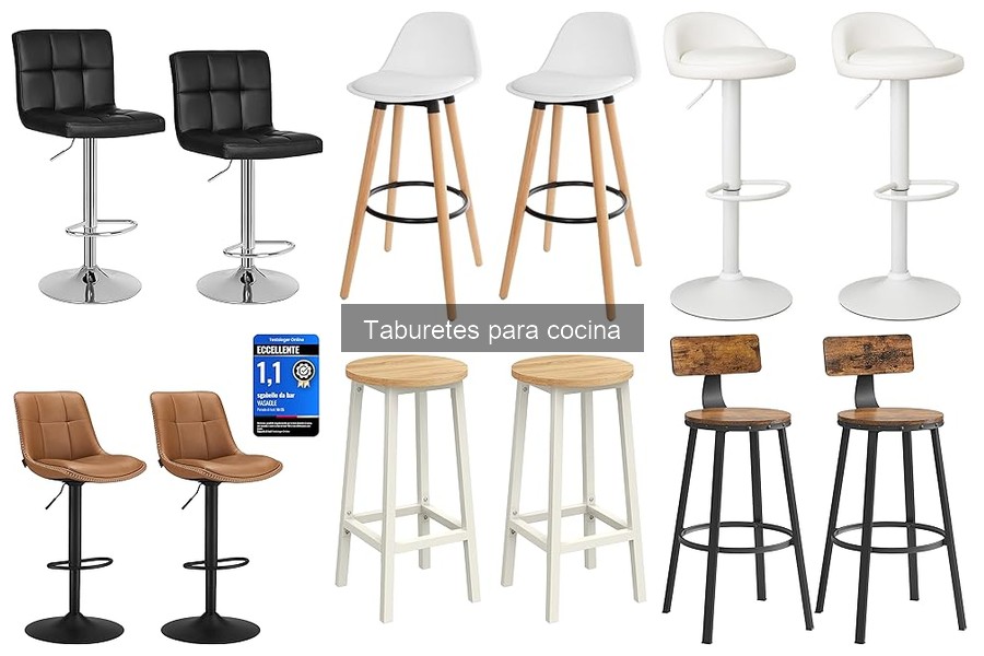 Mejores taburetes para cocina según el espacio disponible