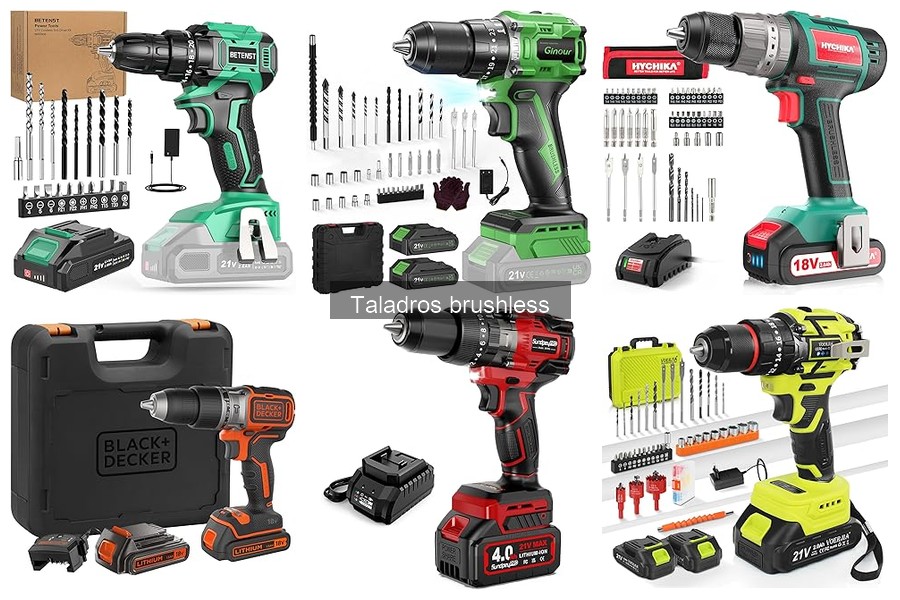Mejores taladros brushless para principiantes: comparativa