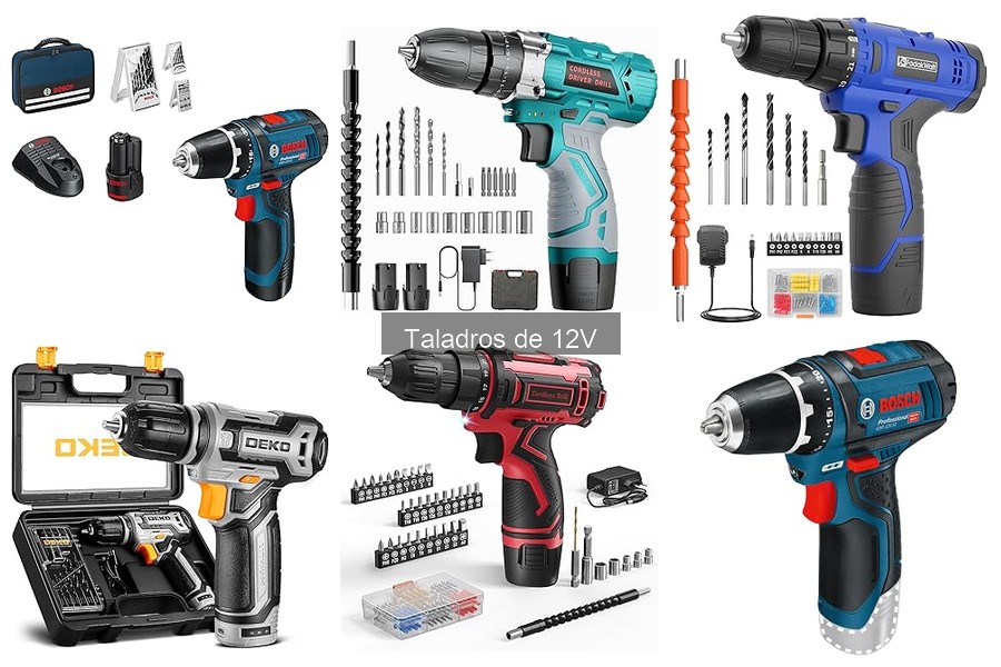 Mejores taladros de 12V para uso doméstico en 2023