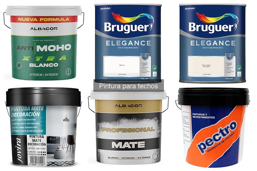 Mejores tipos de pintura para techos: características y ventajas