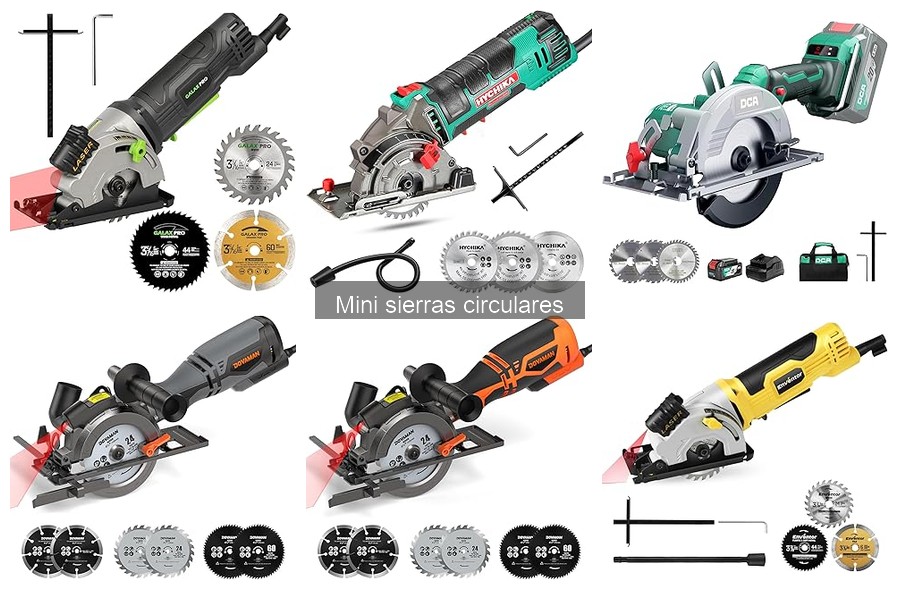 Mini sierras circulares económicas: Mejores opciones asequibles