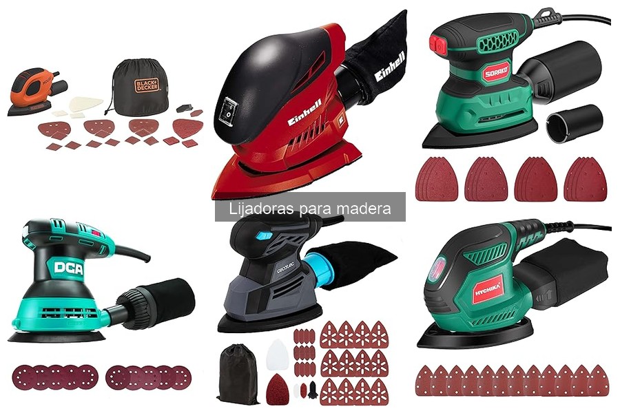 Ofertas irresistibles en lijadoras para madera