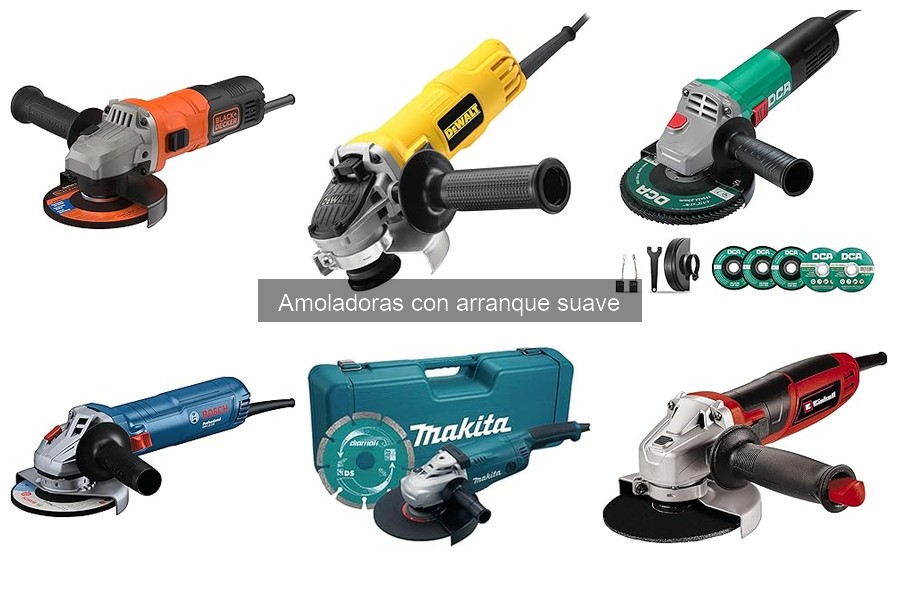 Opiniones sobre las mejores amoladoras con arranque suave