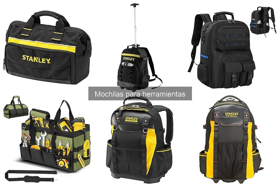 Opiniones sobre mochilas para herramientas Stanley y Rexmica