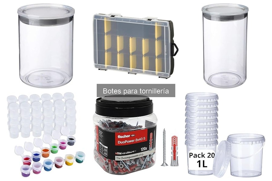 Organiza tus botes de tornillería: Consejos prácticos
