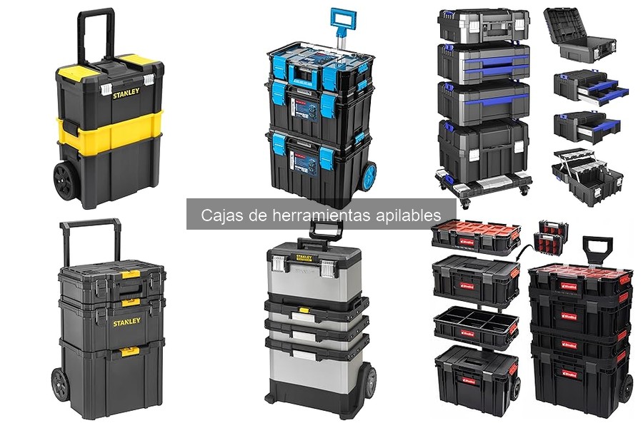 Organiza tus herramientas: ideas para cajas apilables