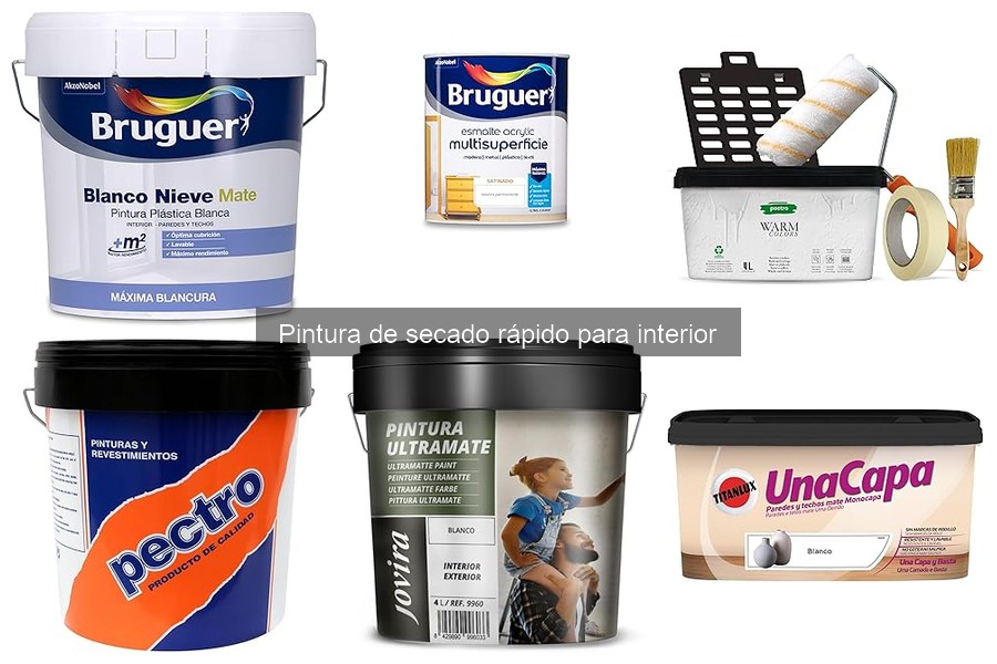 Pintura de Secado Rápido para Interiores: Características y Beneficios