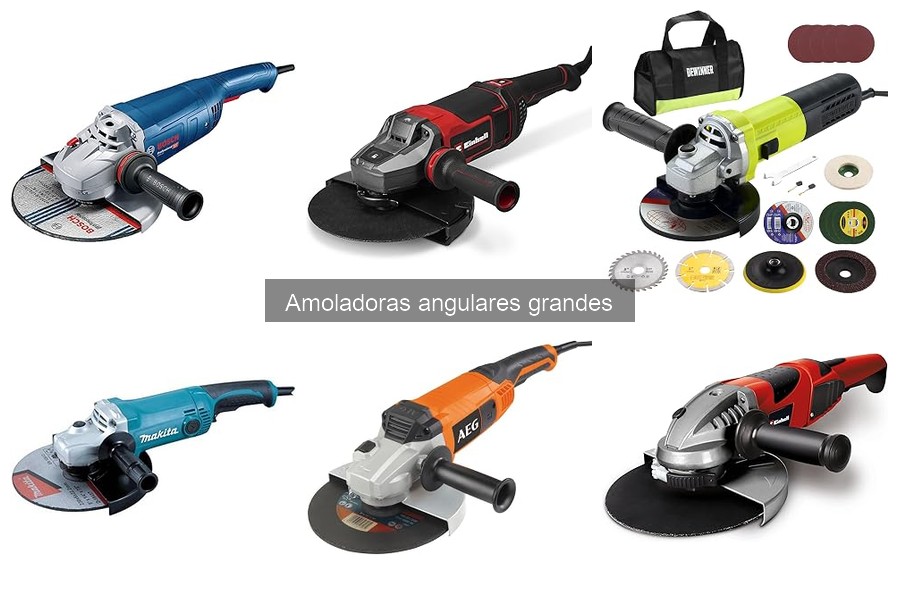 Precio promedio de amoladoras angulares grandes en 2023