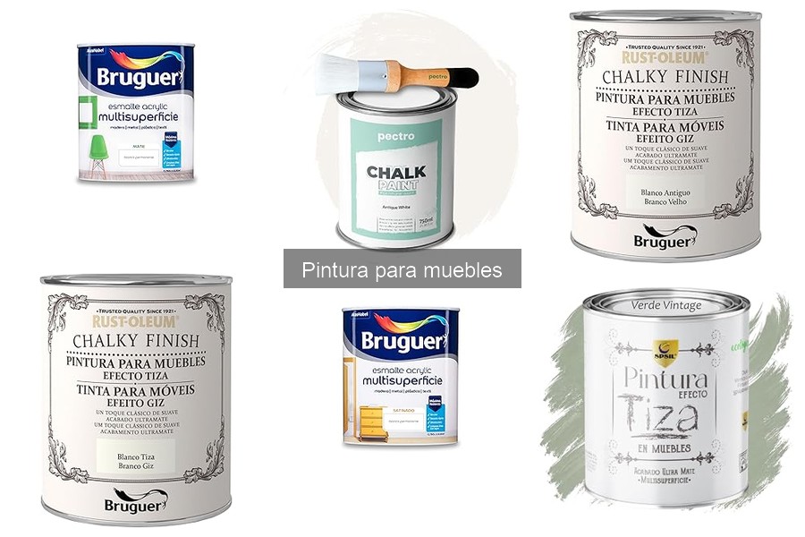 Precio promedio de pintura para muebles: marcas y consejos