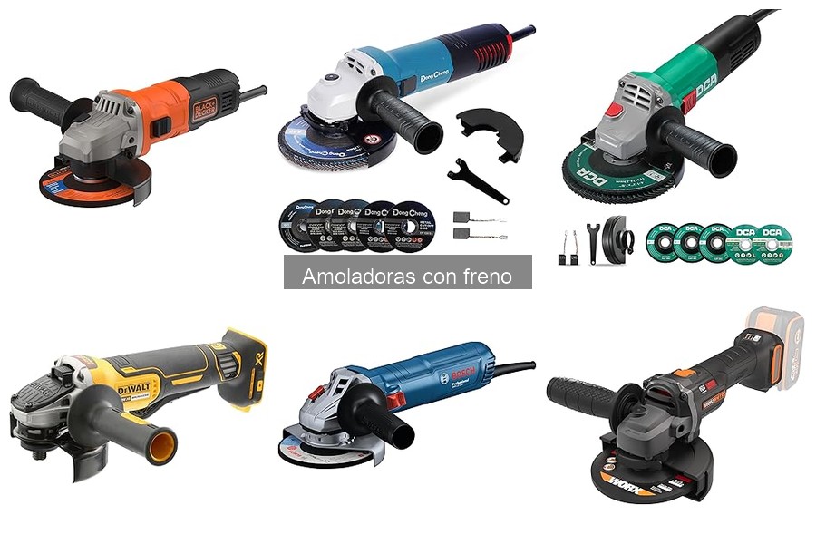 Precios de amoladoras con freno y dónde comprarlas