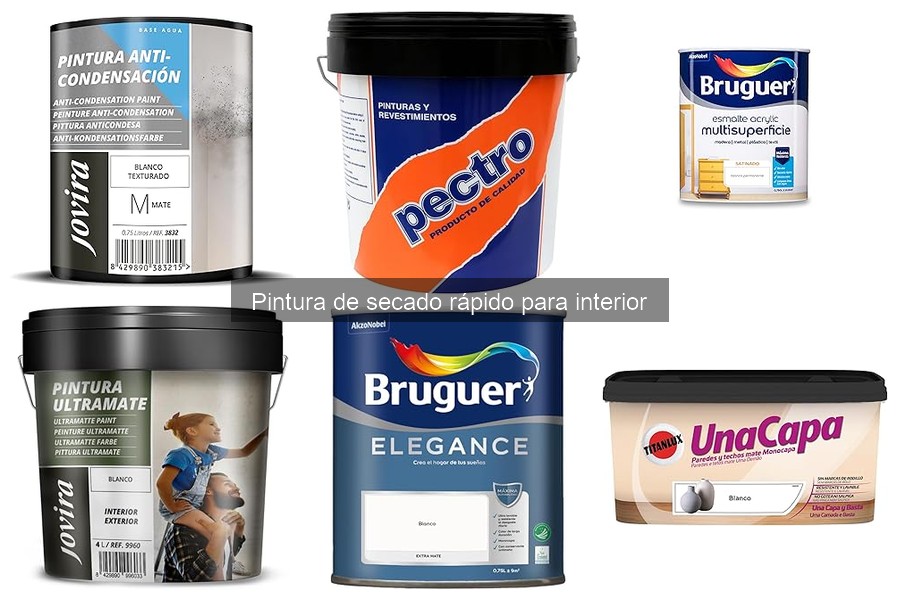 Precios de pintura de secado rápido para interiores: guía y ofertas