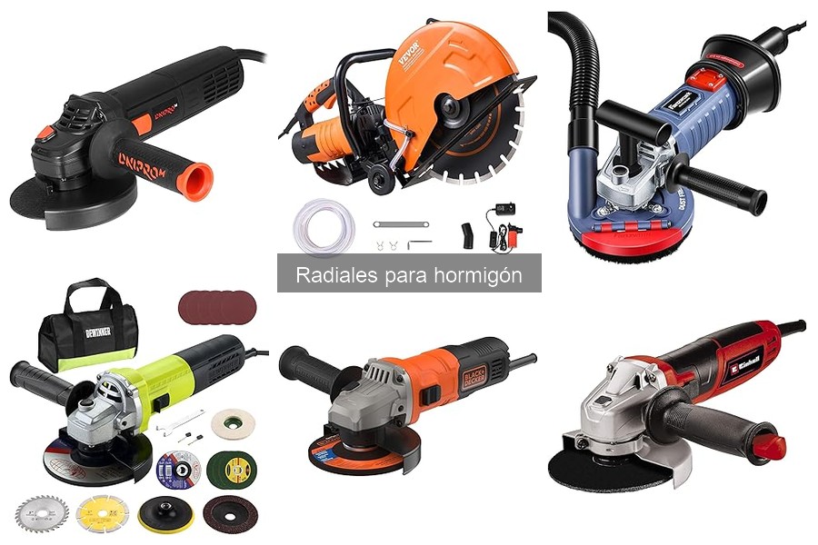 Problemas comunes al usar radiales para hormigón: soluciones