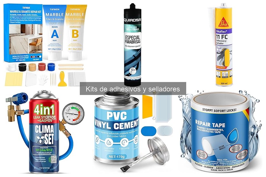 Problemas comunes con kits de adhesivos y selladores