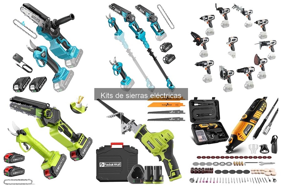 Problemas comunes con kits de sierras eléctricas y soluciones