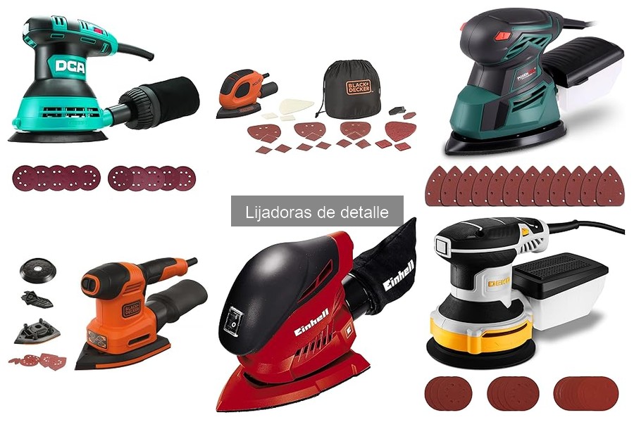 Problemas comunes con lijadoras de detalle y sus soluciones