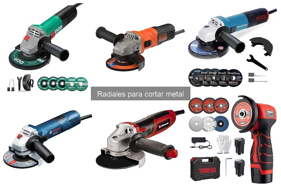 Problemas comunes con radiales para cortar metal y soluciones