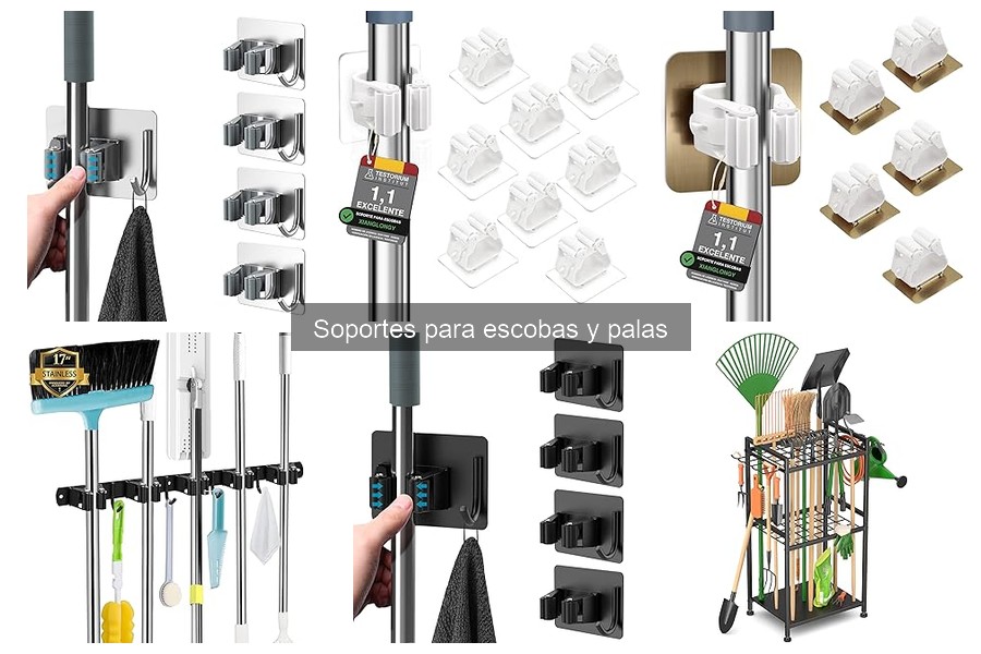 Problemas comunes con soportes para escobas y palas