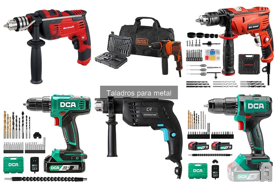 Problemas comunes con taladros para metal y soluciones efectivas