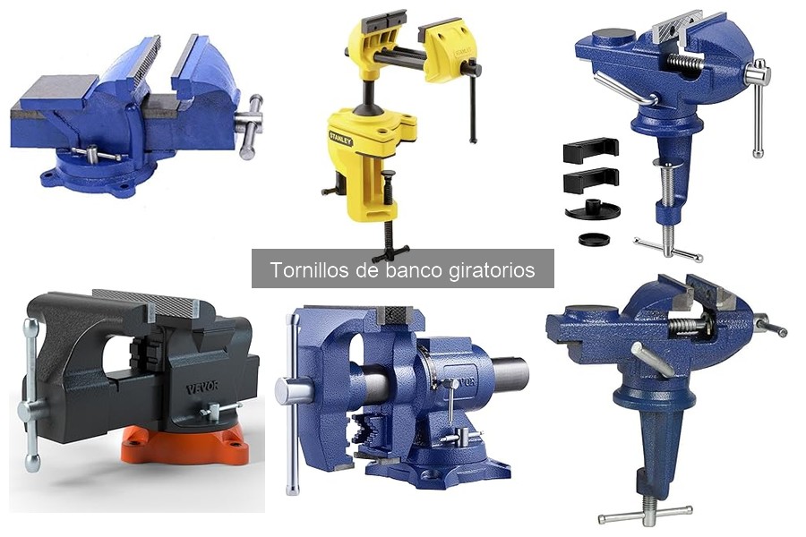 Problemas comunes con tornillos de banco giratorios y soluciones