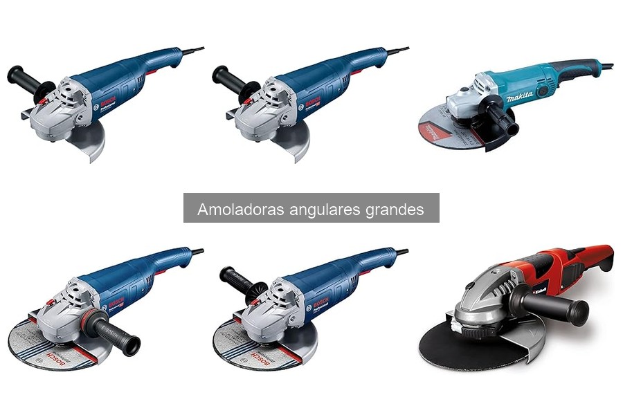 Problemas comunes en amoladoras angulares grandes y soluciones