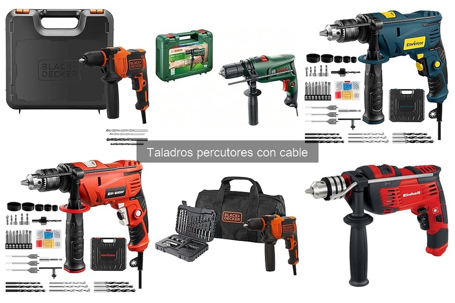 Problemas Comunes y Soluciones para Taladros Percutores con Cable