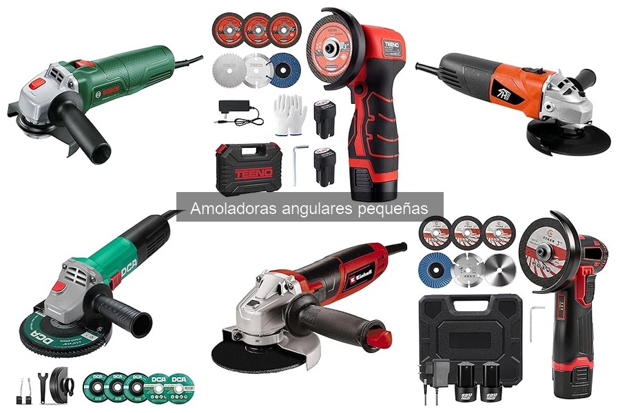 ¿Qué disco usar en amoladoras angulares pequeñas?