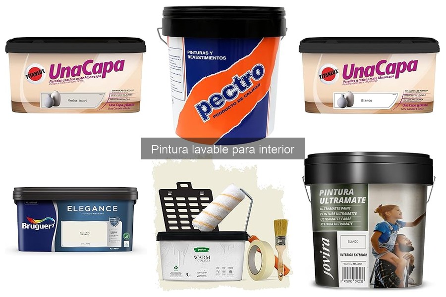 ¿Qué es la pintura lavable para interior? Características y beneficios