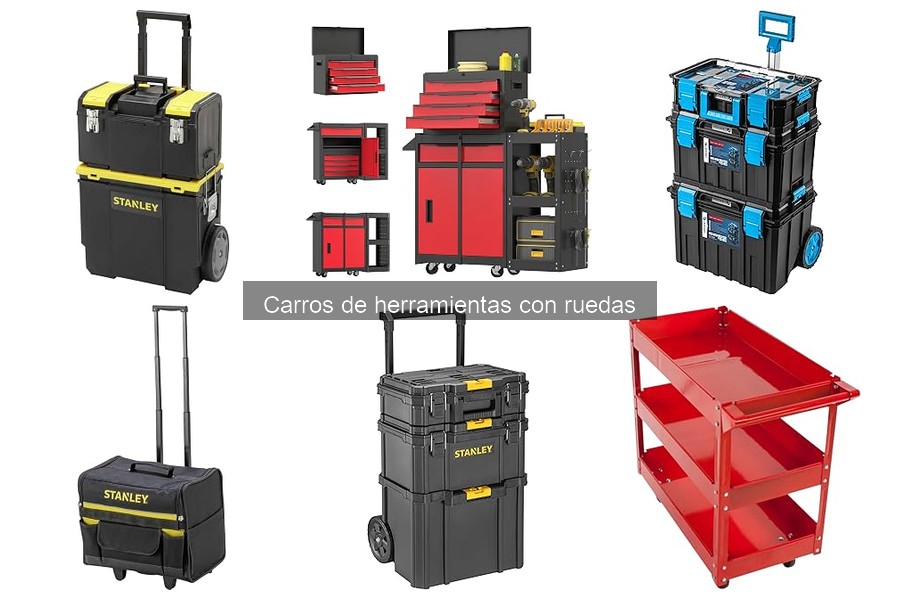 Qué es un carro de herramientas con ruedas: definición y usos