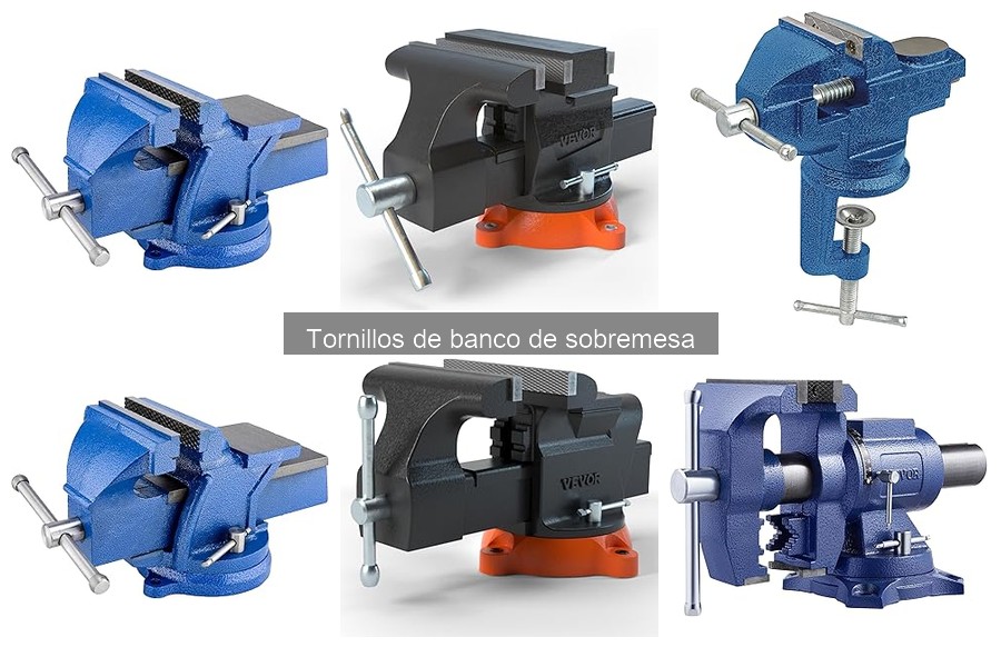 Qué es un tornillo de banco de sobremesa: características y usos