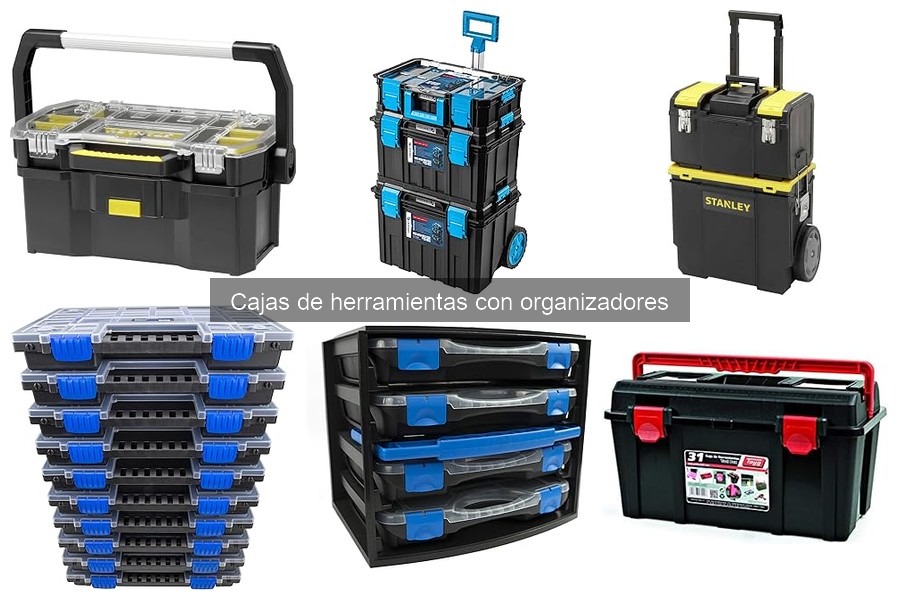 ¿Qué es una caja de herramientas con organizadores?