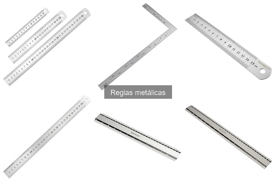 ¿Qué es una regla metálica y cómo se utiliza?