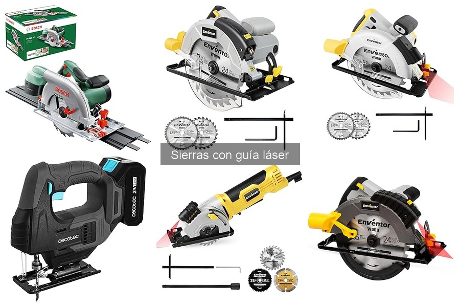 ¿Qué es una sierra con guía láser? Características y Función