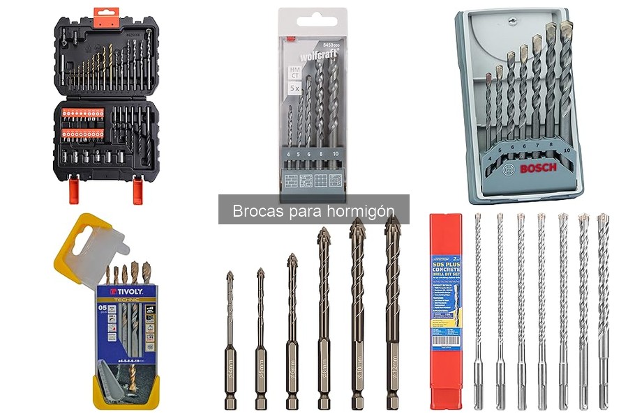 ¿Qué son las brocas para hormigón? Características y funciones