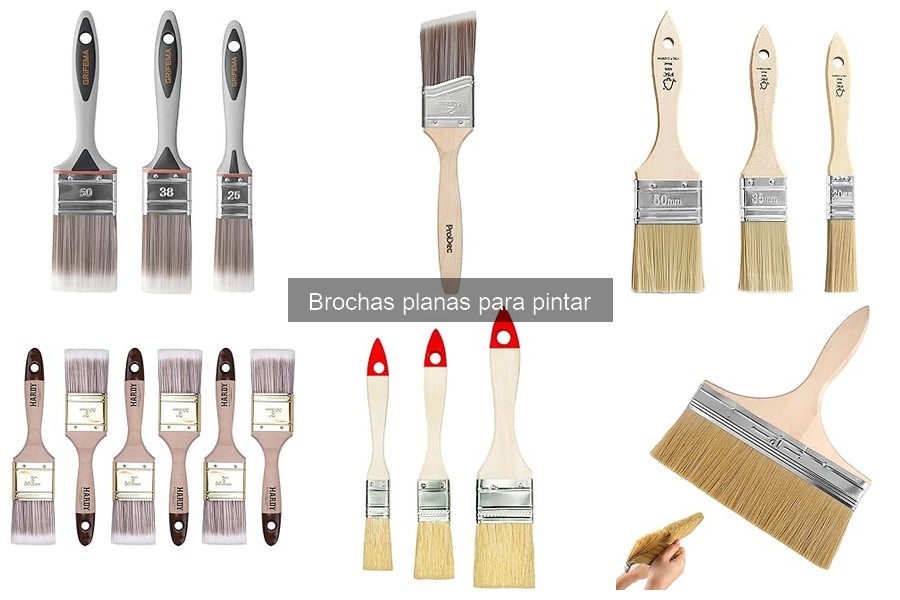 ¿Qué son las brochas planas para pintar? Definición y Usos