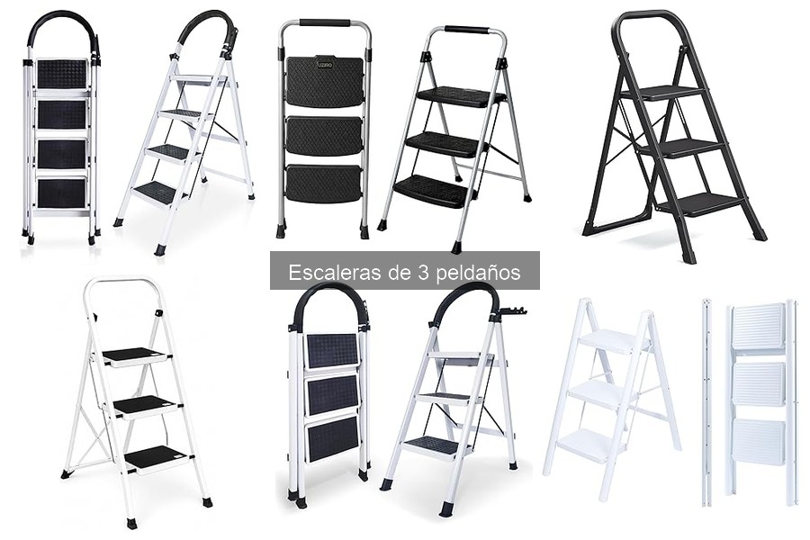 ¿Qué son las escaleras de 3 peldaños? Características y Usos
