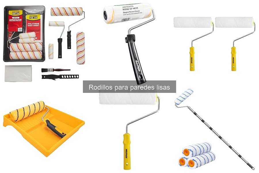 ¿Qué son los rodillos para paredes lisas? Descubre sus usos
