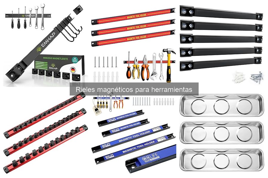 Rieles magnéticos vs. rieles de madera y plástico para herramientas