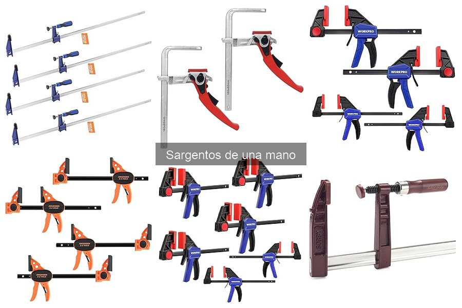Sargento de una mano vs. sargento de dos manos: ¿cuál elegir?