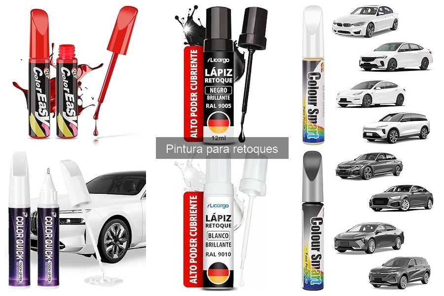Soluciones para manchas y desperdicios al retocar pintura