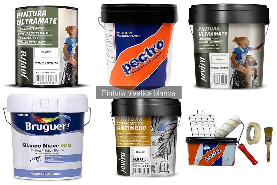 Sustitutos ecológicos de la pintura plástica blanca