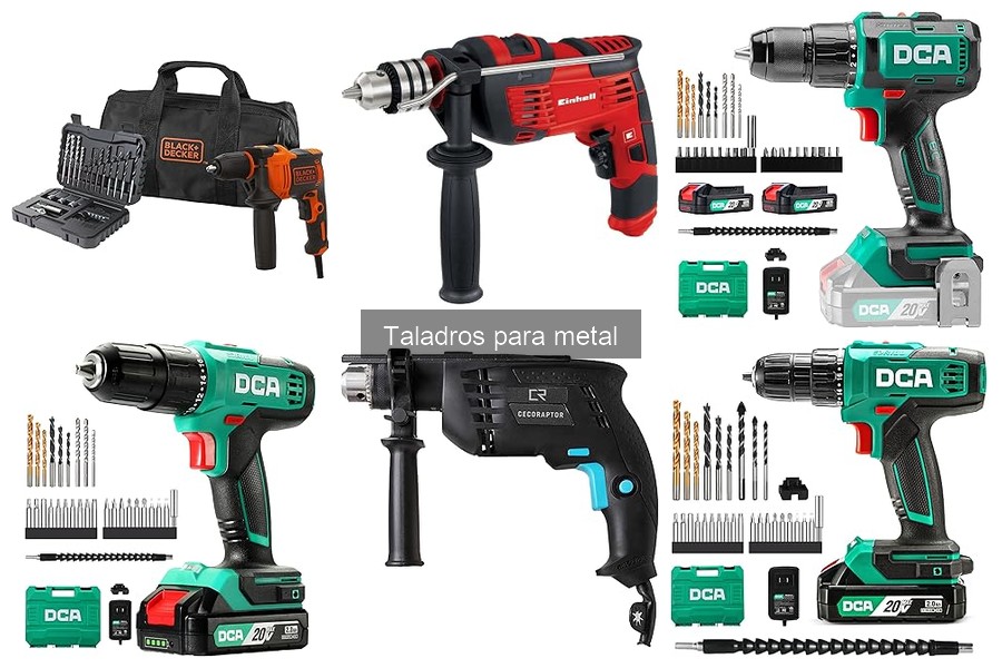 Taladros para metal vs. taladros para madera: ¡Descubre las diferencias!