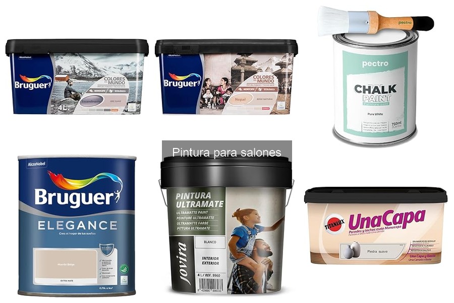 Tipos de acabados de pintura para salones y su iluminación