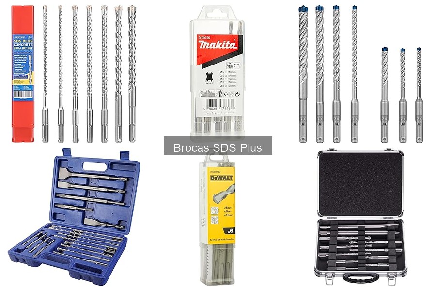 Tipos de Brocas SDS Plus y Sus Usos Específicos