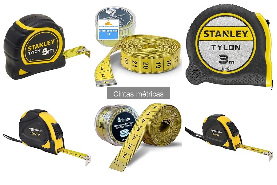Tipos de cintas métricas y sus usos en bricolaje