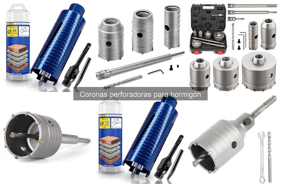 Tipos de coronas perforadoras para hormigón: guía completa