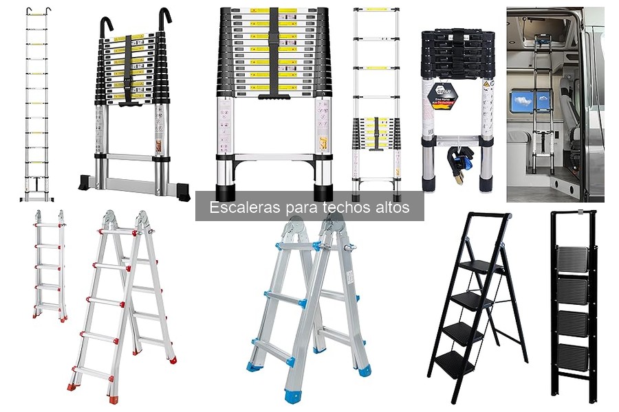 ** Tipos de Escaleras Adecuadas para Techos Altos: Guía Práctica